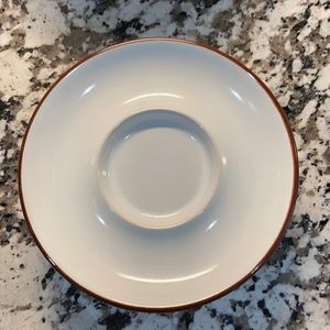 Set of three (3) Noritake stoneware saucers